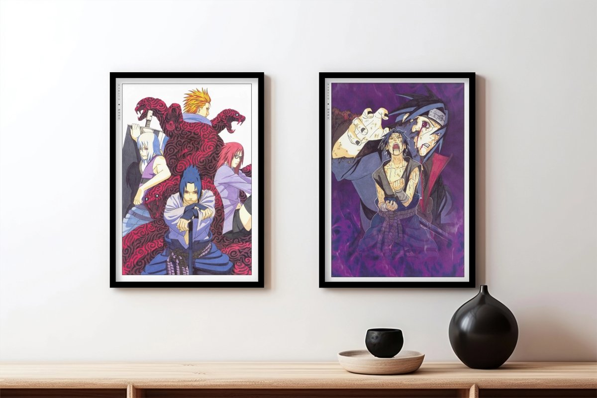 Kishimoto - Taka (Set of 2) - Art Only - Black Frame