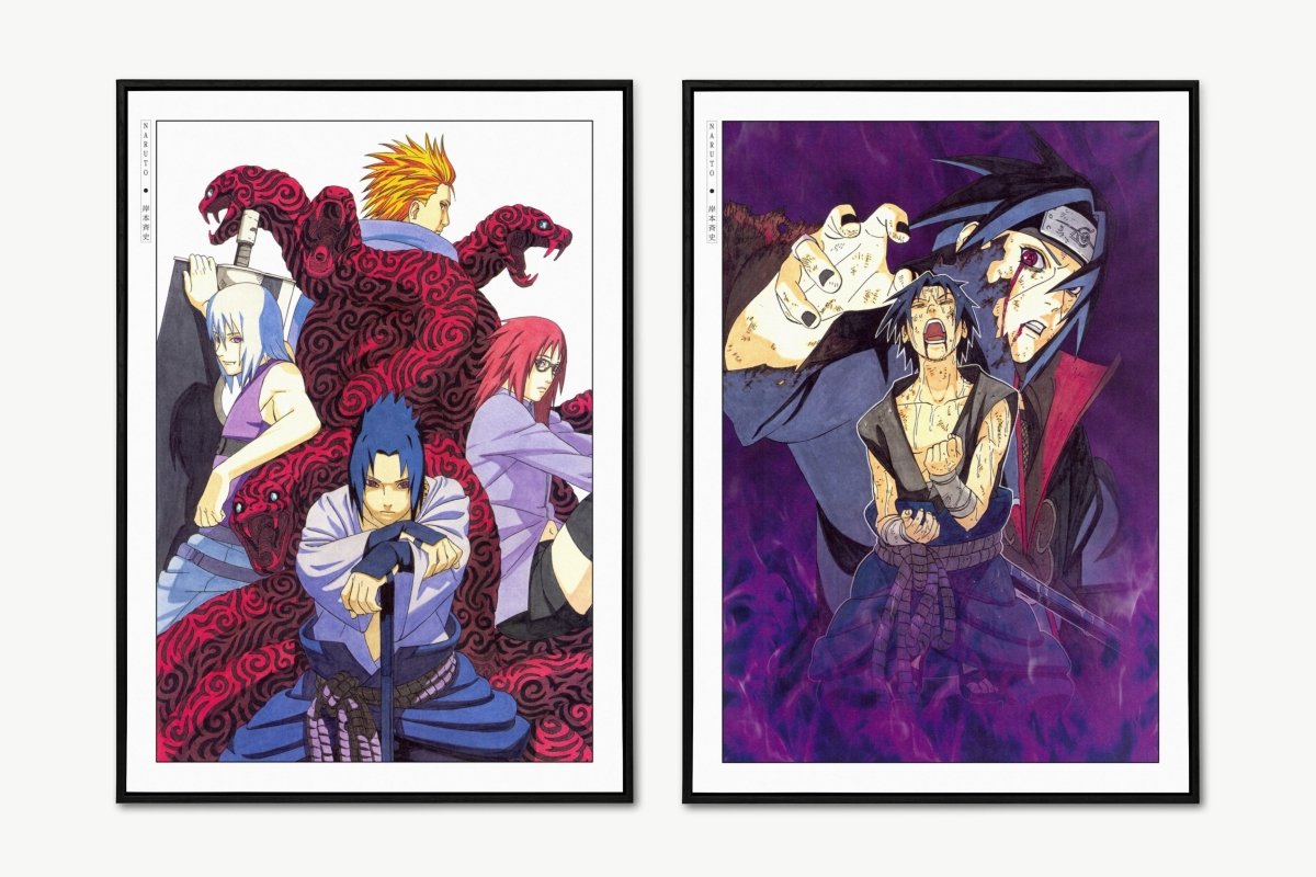 Kishimoto - Taka (Set of 2) - Art Only - Unframed