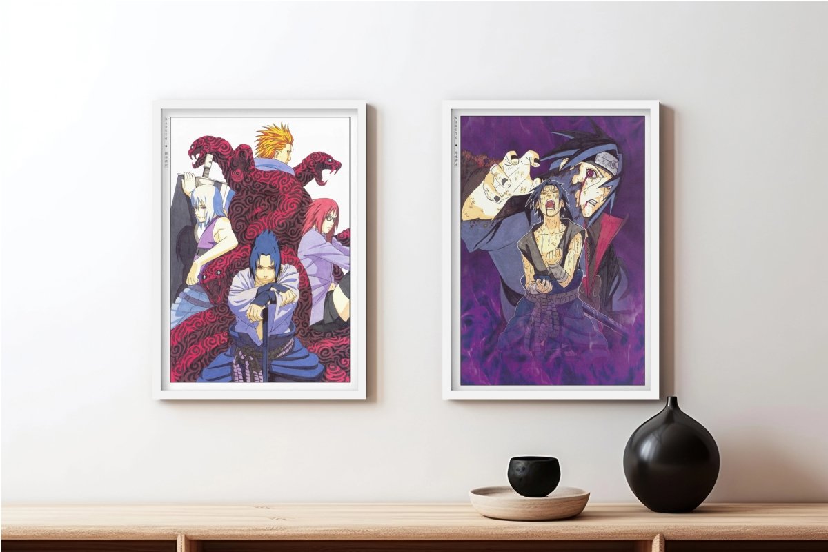 Kishimoto - Taka (Set of 2) - Art Only - White Frame