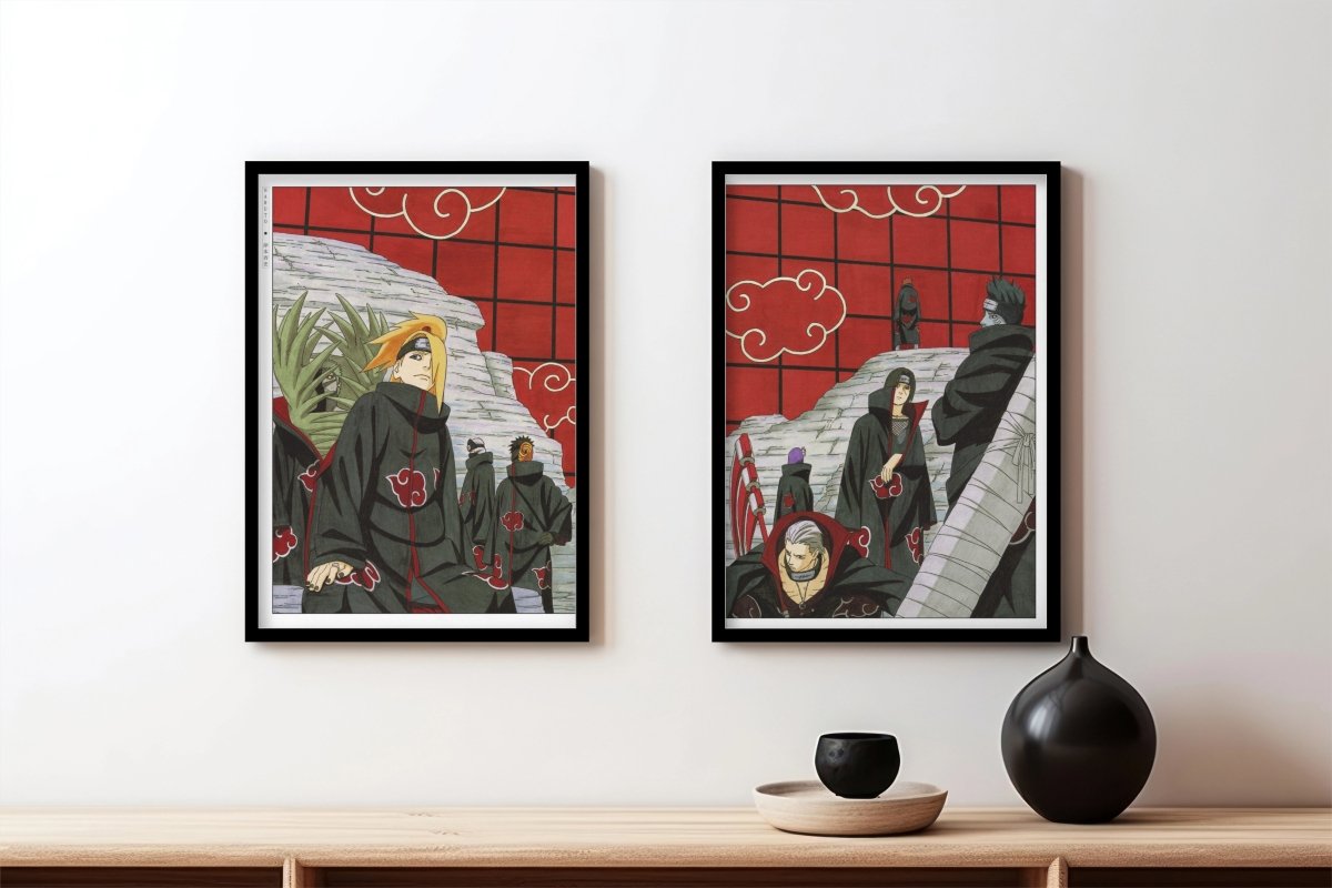 Kishimoto - Akatsuki (Split) - Black Frame