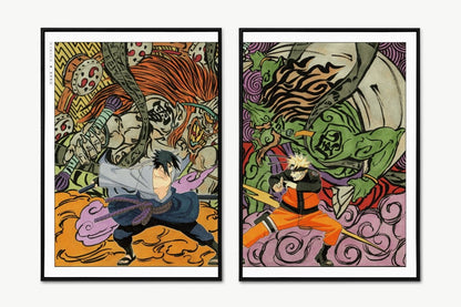 Kishimoto - Fated Rivals (Split) - Unframed