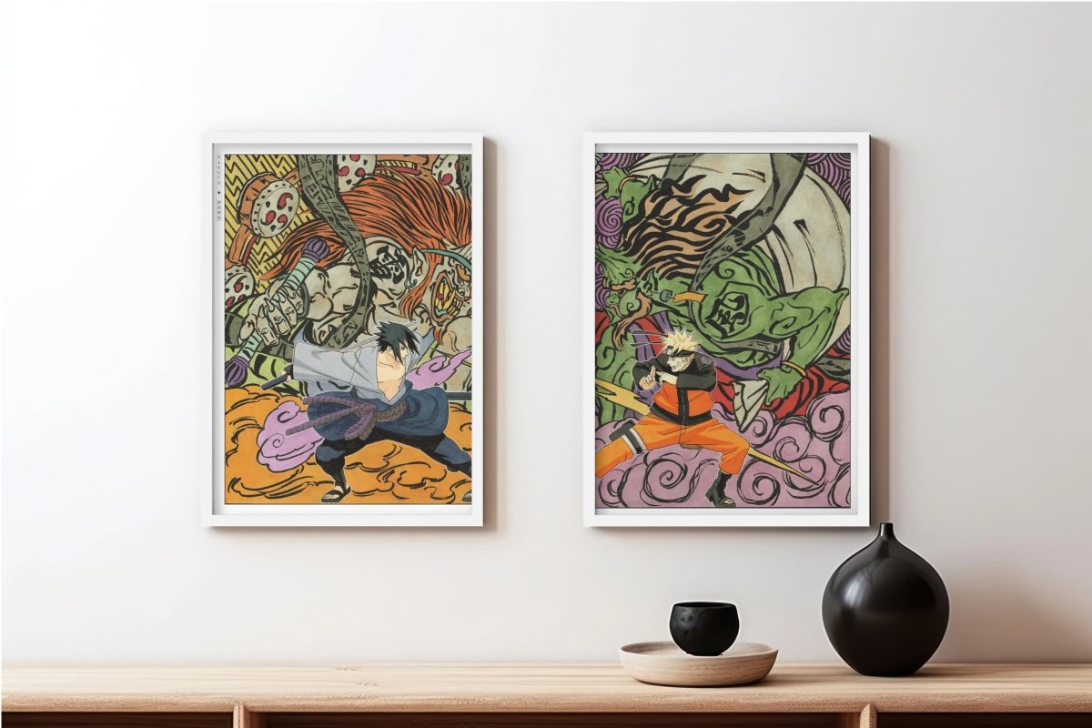 Kishimoto - Fated Rivals (Split) - White Frame