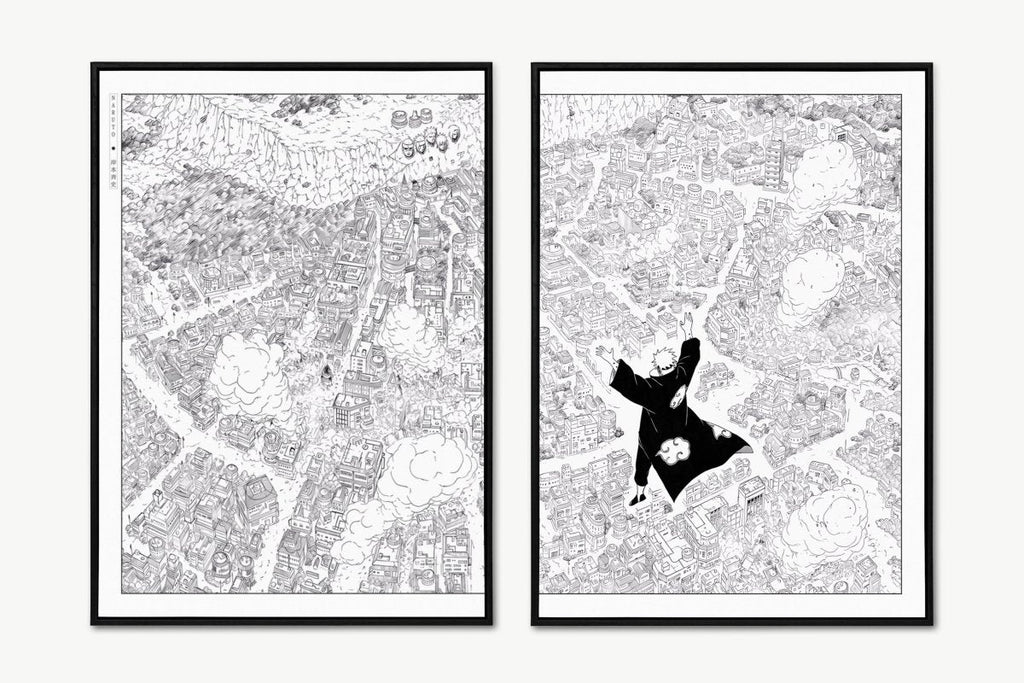 Kishimoto - Almighty Push (Split) - Unframed