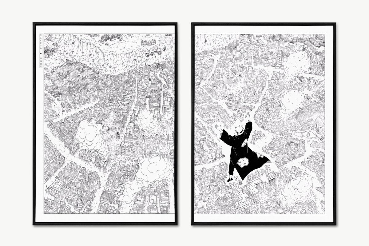 Kishimoto - Almighty Push (Split) - Unframed