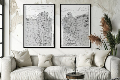 Kishimoto - Valley of the End (Split) - with Decor