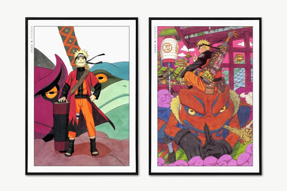 Kishimoto - Sage Mode (Set of 2) - Art Only - Unframed