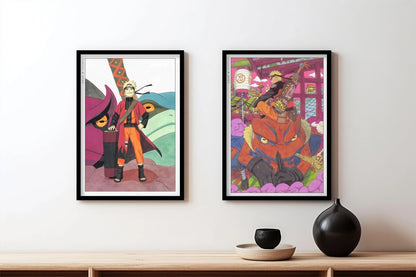 Kishimoto - Sage Mode (Set of 2) - Art Only - Black Frame