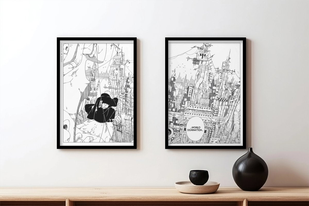 Kishimoto - Total Domination (Split) - Black Frame