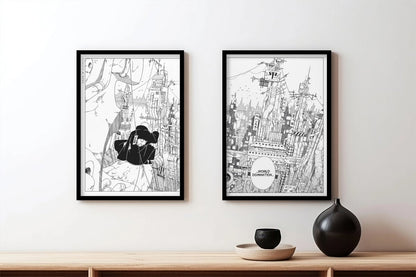 Kishimoto - Total Domination (Split) - Black Frame