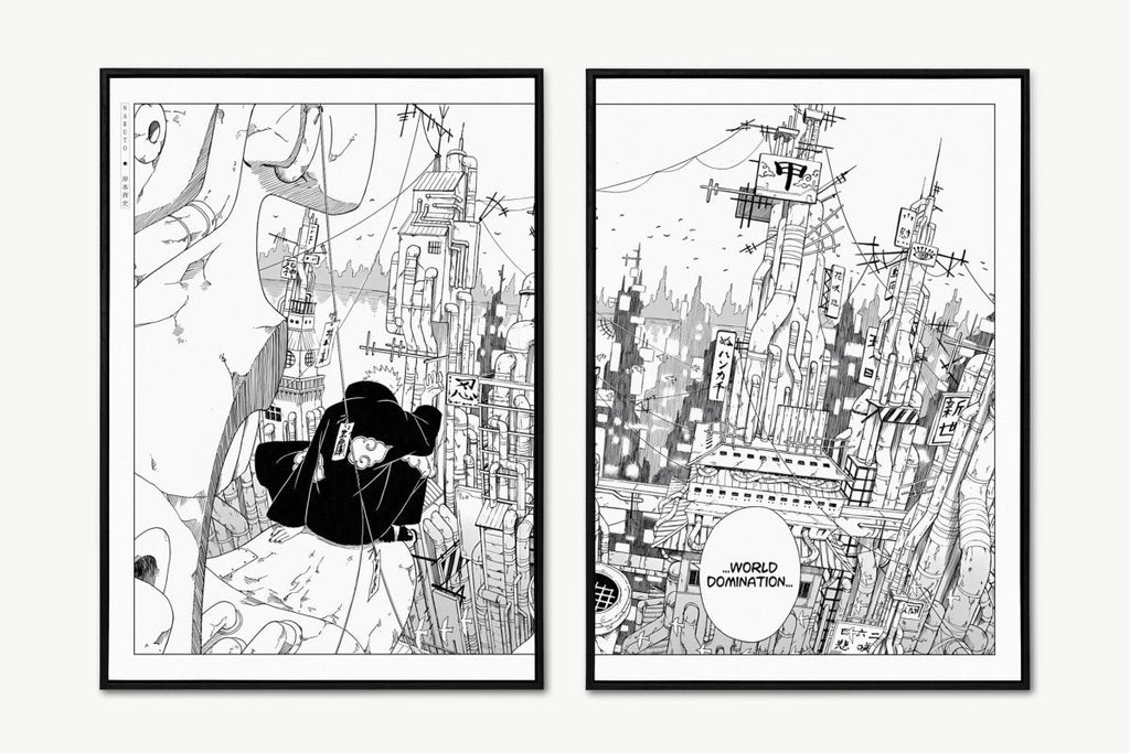 Kishimoto - Total Domination (Split) - Unframed