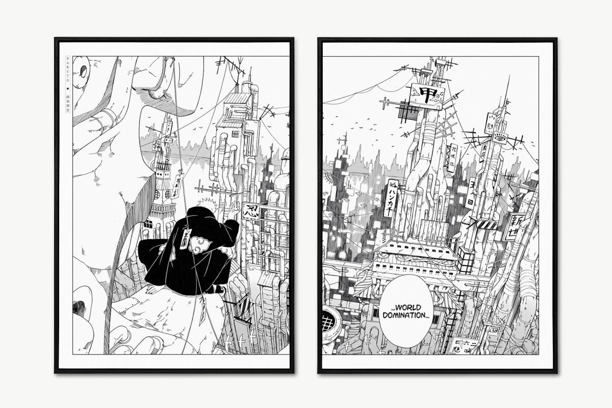 Kishimoto - Total Domination (Split) - Unframed