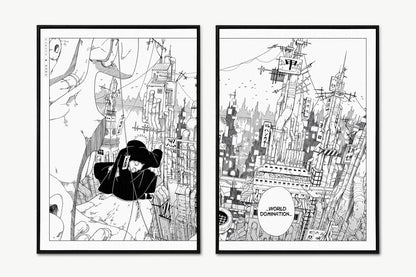 Kishimoto - Total Domination (Split) - Unframed