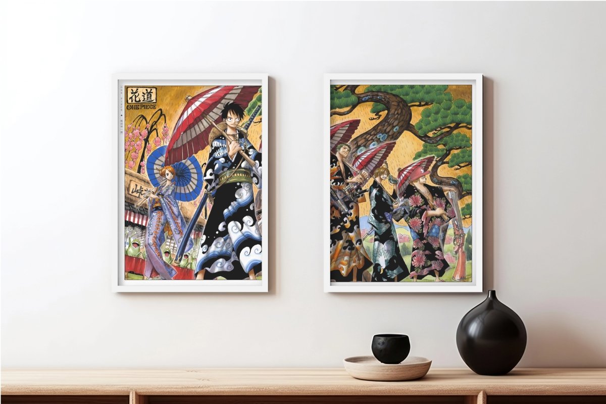 Oda - Kimonos (Split) - White Frame