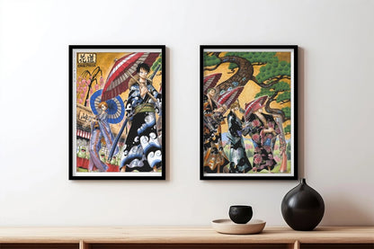 Oda - Kimonos (Split) - Black Frame