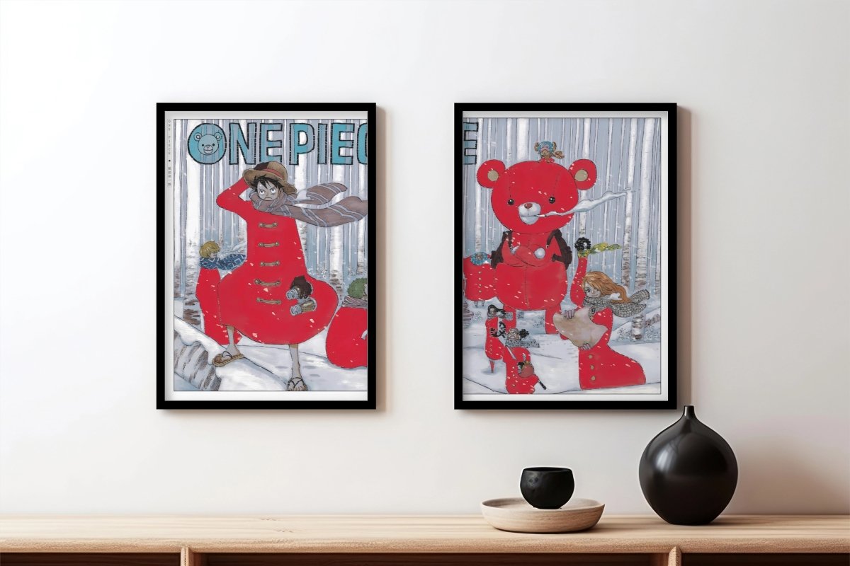 Oda - Red Snow (Split) - Black Frame