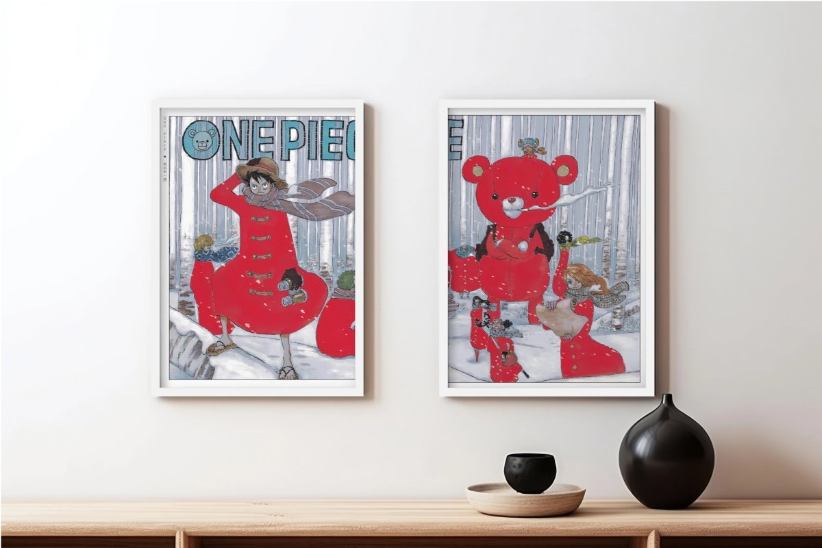 Oda - Red Snow (Split) - White Frame