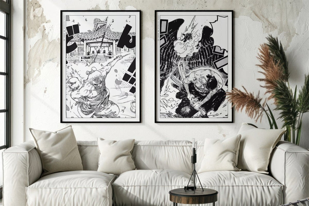 Oda - Roronoa (Set of 2) - Art Only with Decor