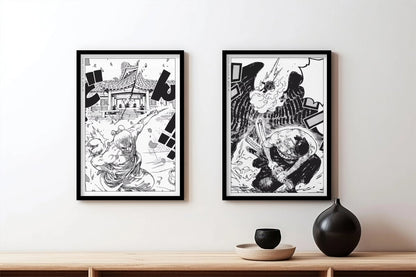 Oda - Roronoa (Set of 2) - Art Only - Black Frame