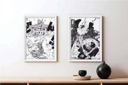 Oda - Roronoa (Set of 2) - Art Only - White Frame