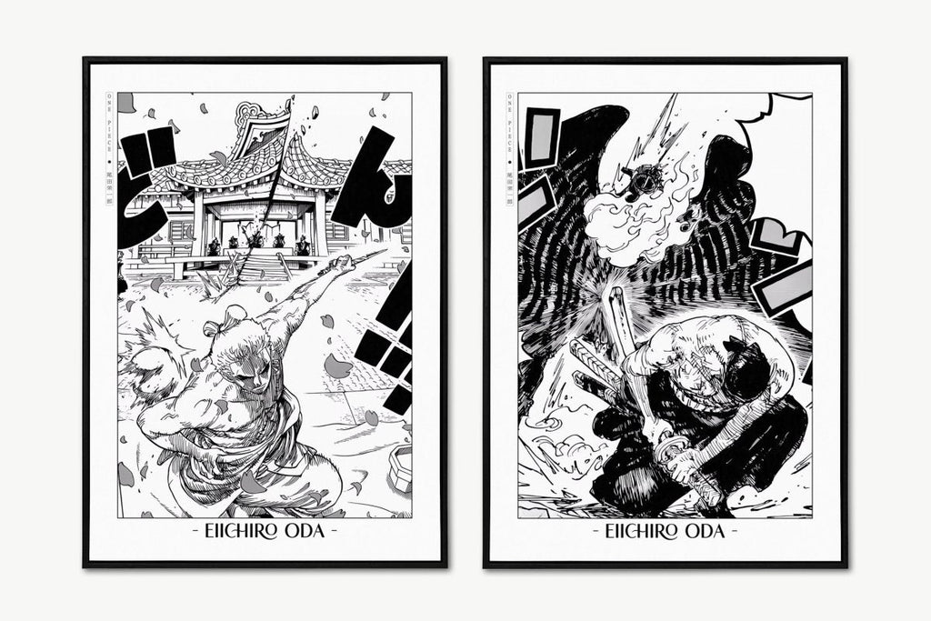 Oda - Roronoa (Set of 2) - Artist Name Unframed