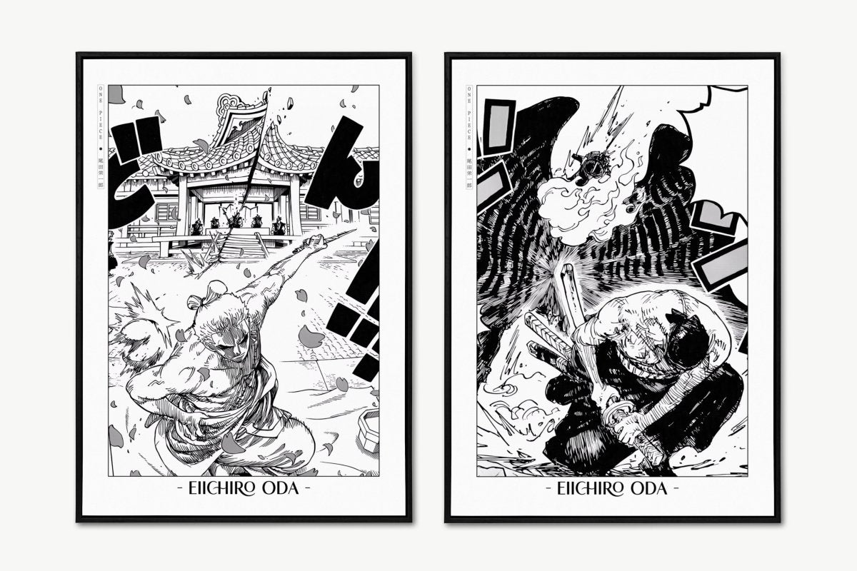 Oda - Roronoa (Set of 2) - Artist Name Unframed
