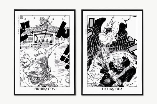 Oda - Roronoa (Set of 2) - Artist Name Unframed
