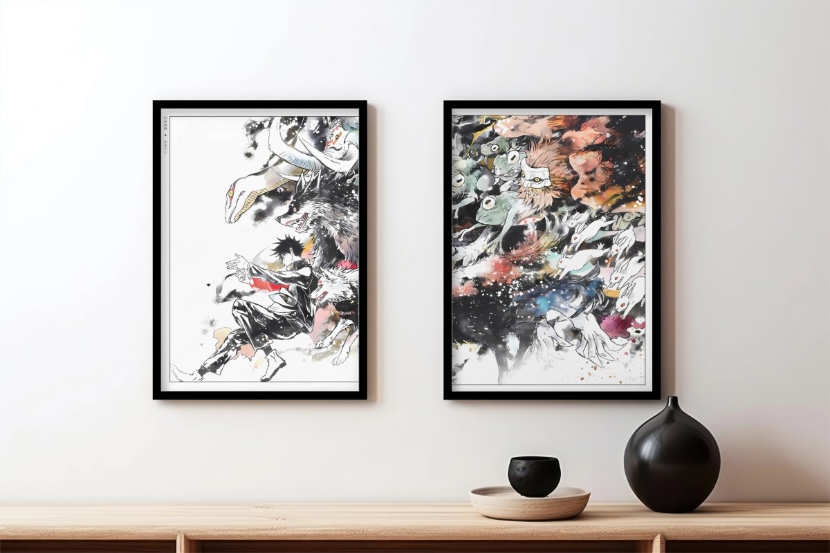 Akutami - Ten Shadows (Split) - Black Frame