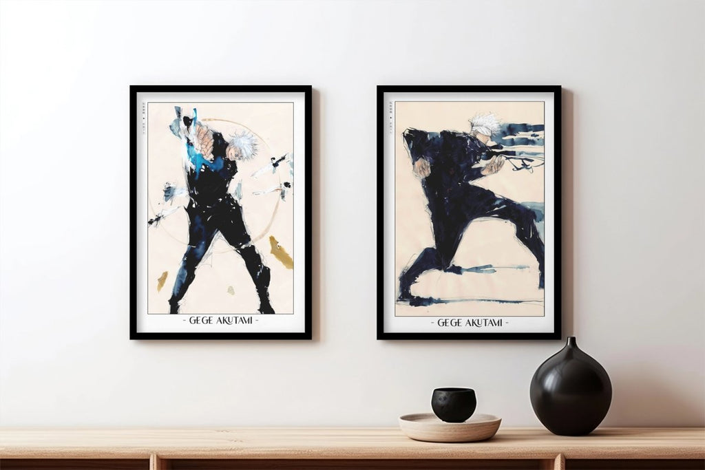 Akutami - Movement (Set of 2) - Artist Name - Black Frame