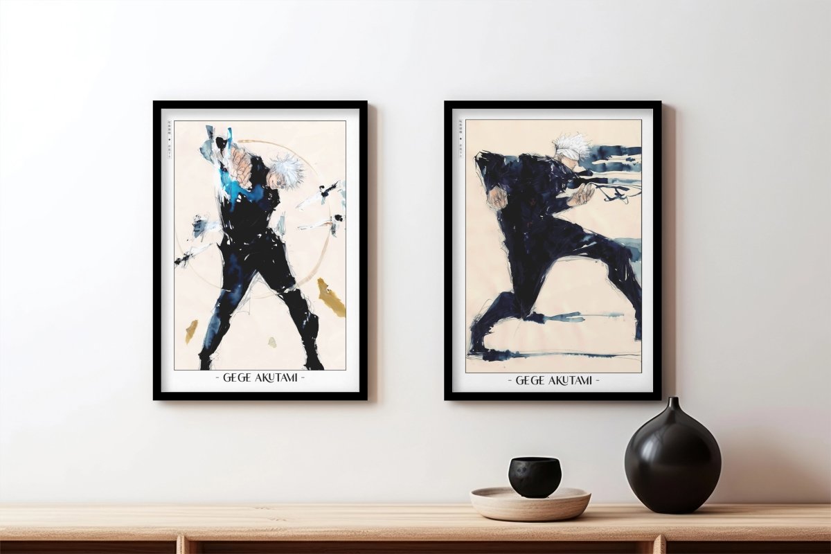 Akutami - Movement (Set of 2) - Artist Name - Black Frame