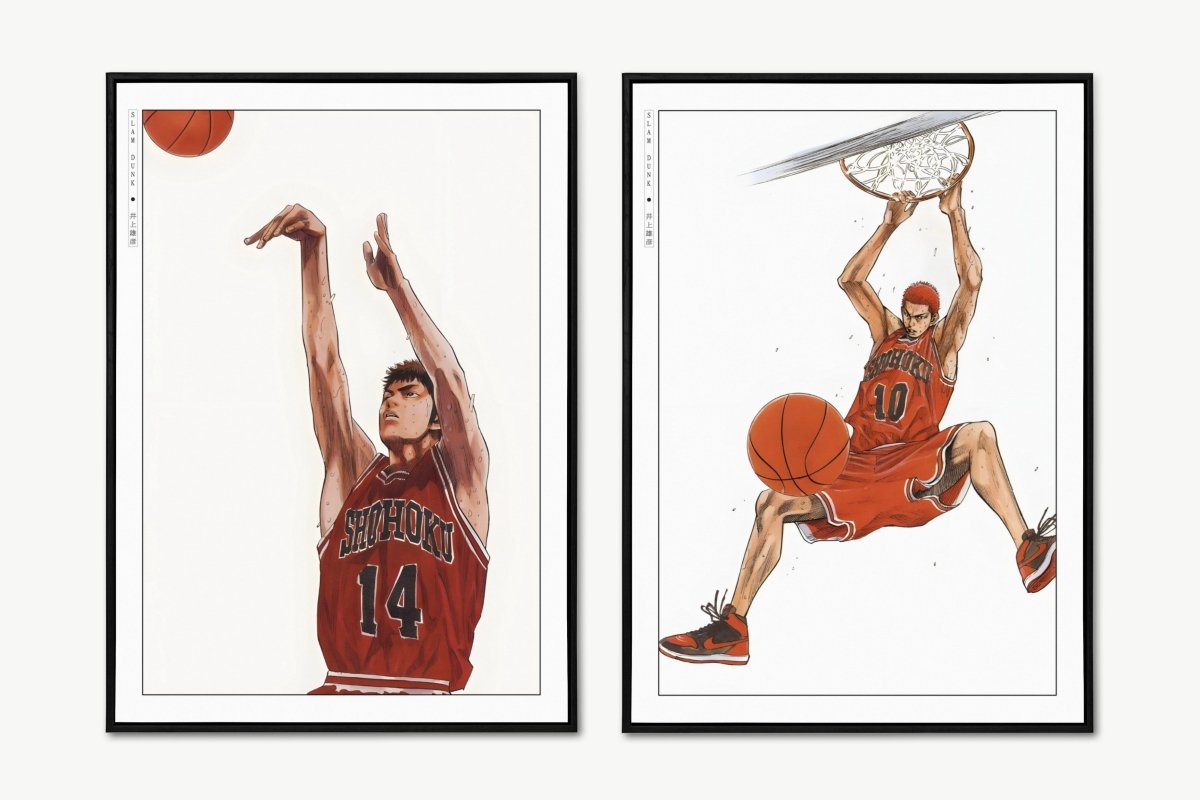 Slam Dunk - Mitsui & Sakuragi - Art Only - Unframed