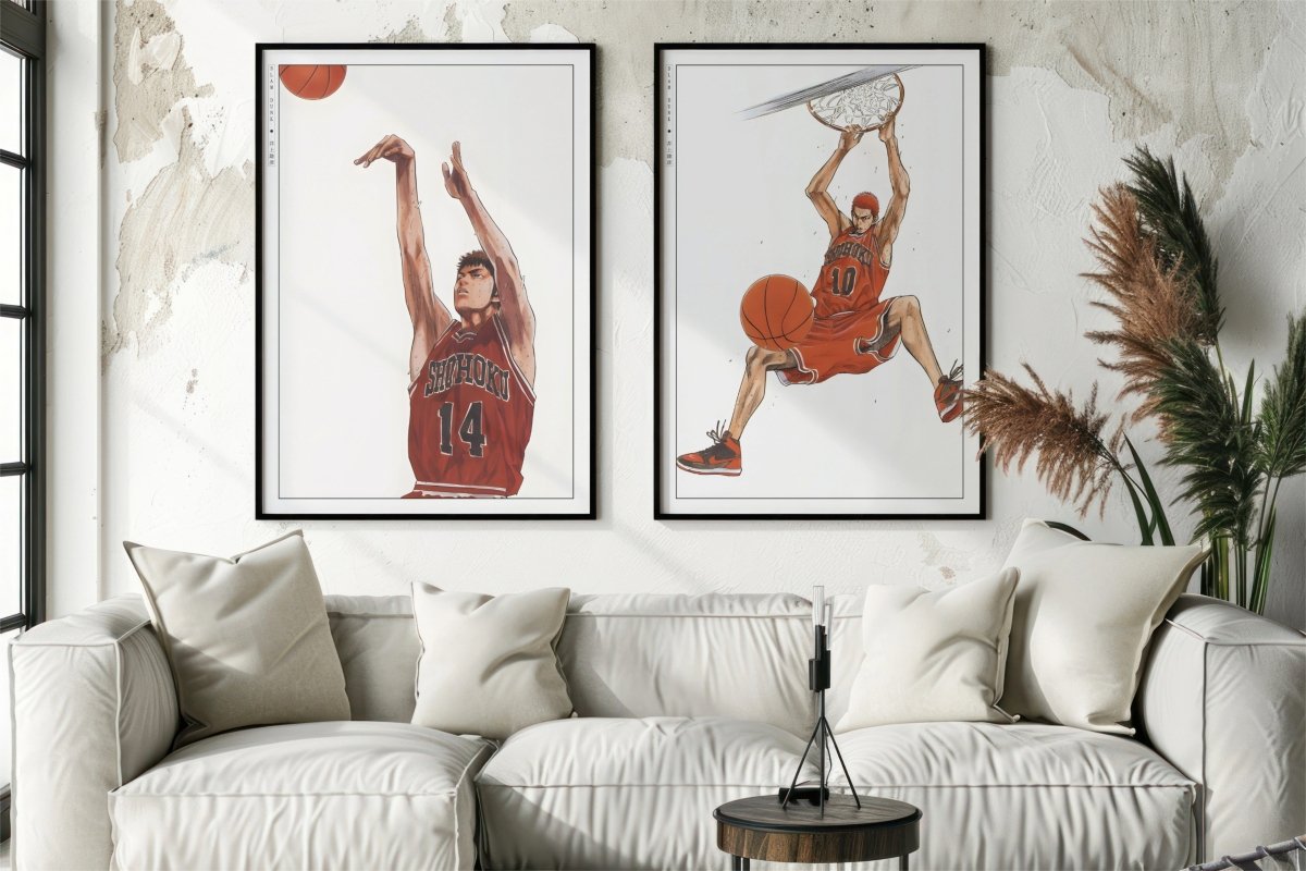 Slam Dunk - Mitsui & Sakuragi - Art Only with Decor