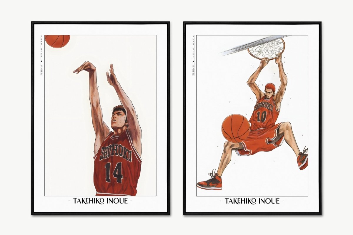 Slam Dunk - Mitsui & Sakuragi - Artist Name Unframed