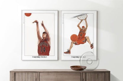 Slam Dunk - Mitsui & Sakuragi - Artist Name with Decor