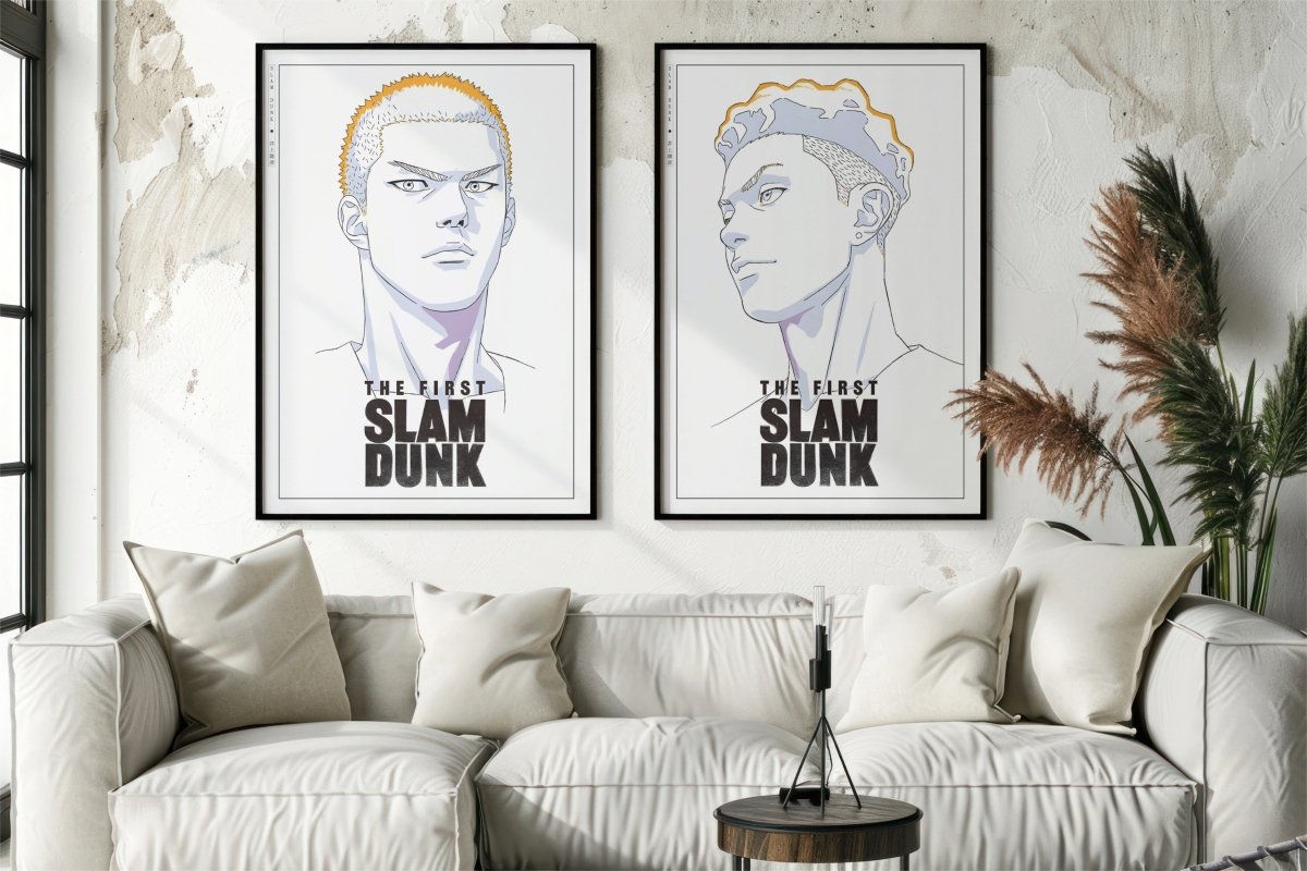First Slam Dunk - Miyagi & Sakuragi - Art Only with Decor