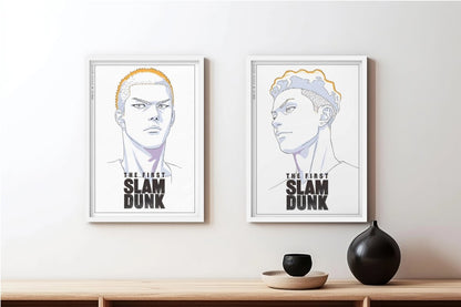 First Slam Dunk - Miyagi & Sakuragi - Art Only - White Frame