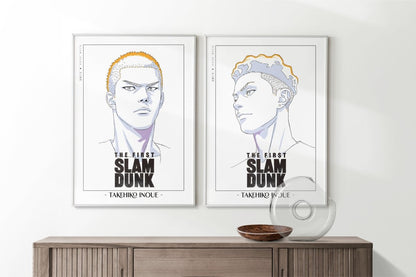 First Slam Dunk - Miyagi & Sakuragi - Artist Name with Decor