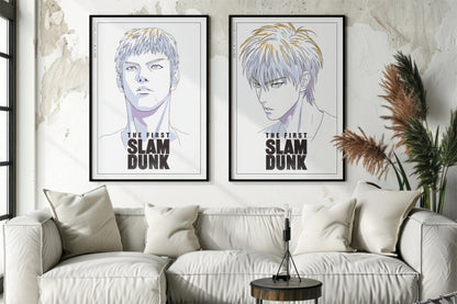 First Slam Dunk - Mitsui & Rukawa - Art Only with Decor