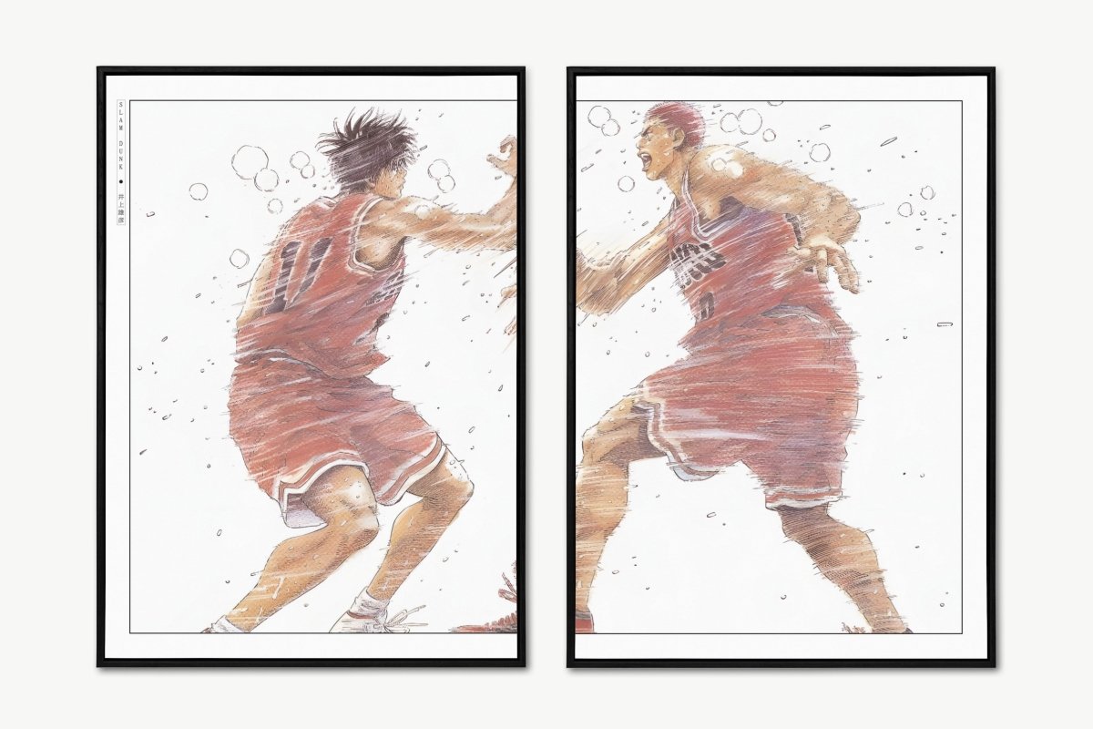 Slam Dunk - Shohoku First Years (Split) - Unframed