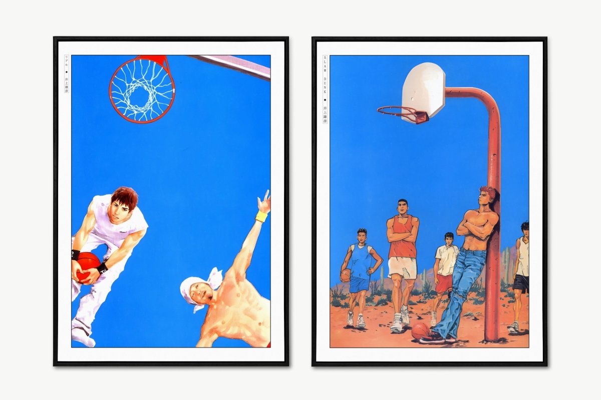 Takehiko Inoue - Blue Hoops - Art Only - Unframed