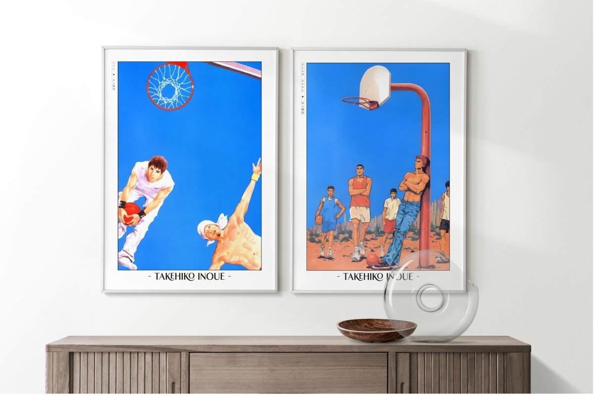 Takehiko Inoue - Blue Hoops - Artist Name with Decor