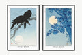 Ohara Koson - Moonlight (Set of 2) - Artist Name Unframed