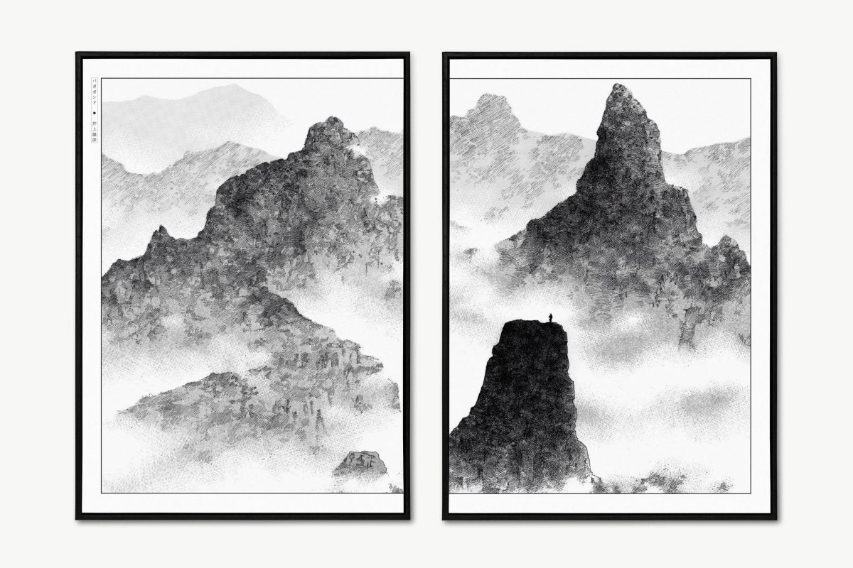 Vagabond - Atop the Mountain (Split) - Unframed