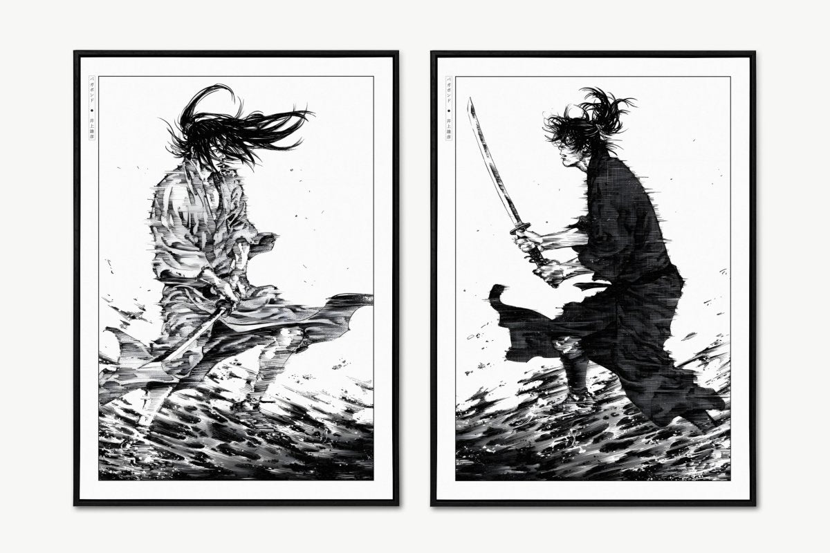 Vagabond - Kojiro & Musashi (Set of 2) - Art Only - Unframed