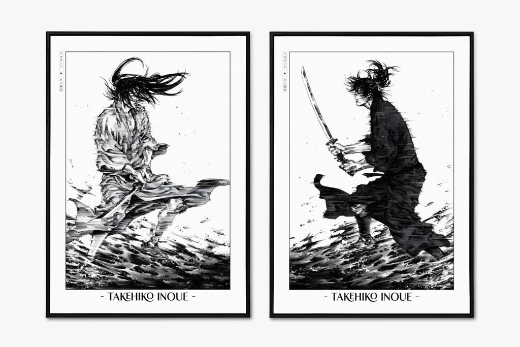 Vagabond - Kojiro & Musashi (Set of 2) - Artist Name Unframed