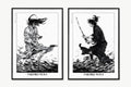 Vagabond - Kojiro & Musashi (Set of 2) - Artist Name Unframed
