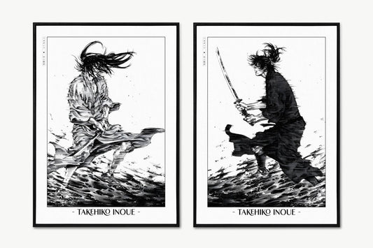 Vagabond - Kojiro & Musashi (Set of 2) - Artist Name Unframed