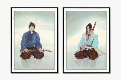 Vagabond - Rival Blades (Set of 2) - Art Only - Unframed
