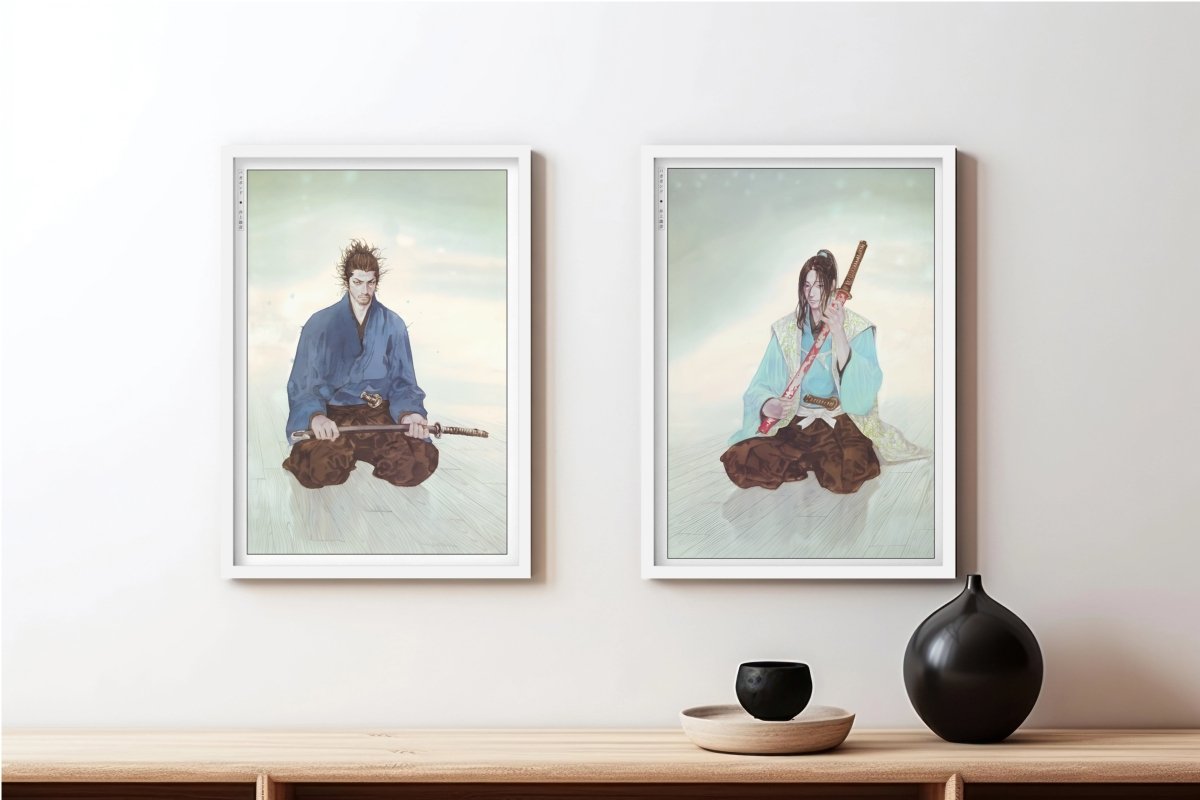 Vagabond - Rival Blades (Set of 2) - Art Only - White Frame