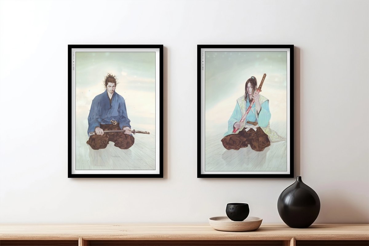 Vagabond - Rival Blades (Set of 2) - Art Only - Black Frame