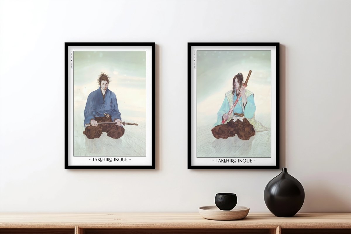 Vagabond - Rival Blades (Set of 2) - Artist Name - Black Frame